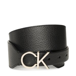 Dámsky opasok Calvin Klein - Re-Lock High Waist Belt 50Mm K60K610382 Ck Black.