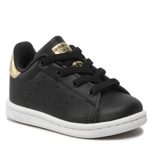 Topánky adidas - Stan Smith El I GY4256 Cblack/Ftwwht/Goldmt.