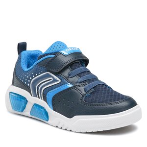 Sneakersy Geox - J Illuminus Boy J35GVA011FEC0693 D Navy/Lt Blue.