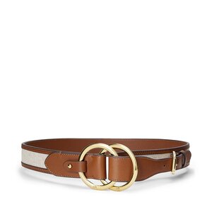 Dámsky opasok Lauren Ralph Lauren - Bend Back 37 412904516001 Natural/Lauren Tan.