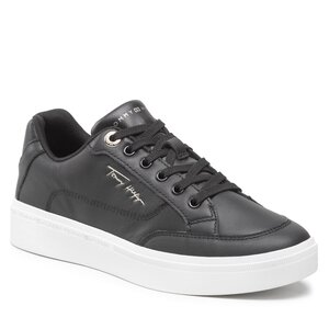 Sneakersy Tommy Hilfiger - Essential Th Court Sneaker FW0FW06601 Black BDS.