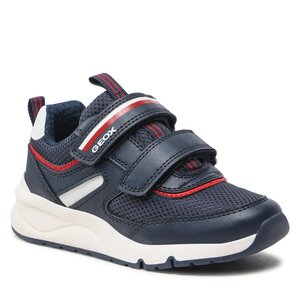Sneakersy Geox - J Rooner Boy J35H0B01454C0735 S Navy/Red.