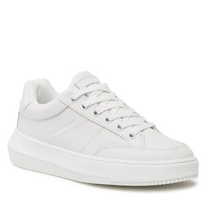 Sneakersy Calvin Klein Jeans - Chunky Cupsole Badge YW0YW00926 White YBR.