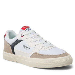 Sneakersy Pepe Jeans - Kenton Master Mesh PMS30905 White 800.