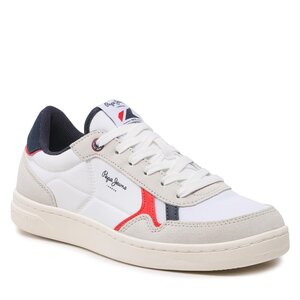 Sneakersy Pepe Jeans - Kore Vintage M PMS30900 White 800.