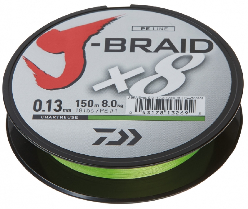 Daiwa splietaná šnúra j-braid chartreuse 300 m-priemer 0,22 mm / nosnosť 17 kg.
 
  
 Pletená z 8 vlasov
 okrúhla
 Vysoká sila v napätí
 povrchová úprava
 Vysoká sila v uzle
 bez prieťahu
 Made in Japan