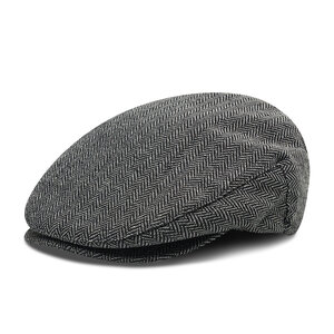 Baret so šiltom Brixton - Hooligan Snap 10771 Grey/Black.