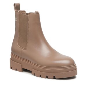 Členková obuv s elastickým prvkom Tommy Hilfiger - Monochromatic Chelsea Boot FW0FW06899  Oat Milk  GUP.