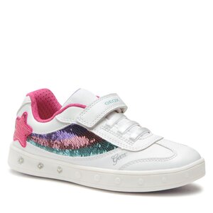 Sneakersy Geox - J Skylin Girl J358WB0BCATC0653 D White/Multicolor.