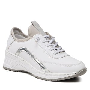 Sneakersy Rieker - N4351-80 Weiss.