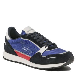 Sneakersy Emporio Armani - X4X537 XM678 S155 Navy/Bluet/Of Wh/Red.