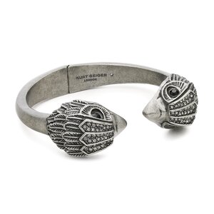 Náramok Kurt Geiger - Eagle Xl Hinged Bangle 8837964429 Gunmetal.