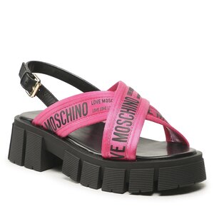 Sandále LOVE MOSCHINO - JA16186G0GIX261A Ner/Fu.