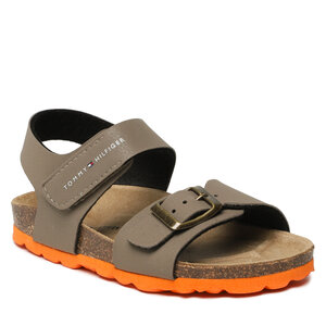 Sandále Tommy Hilfiger - T3B2-32913-0371 S Taupe 501.