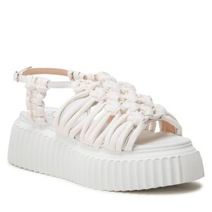 Sandále AGL - Alice Flatform D642072PQKE158A634 White.