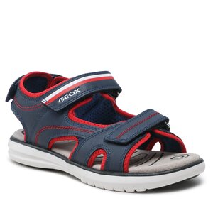 Sandále Geox - J Sandal Maratea Boy J35DRC01454C0735 D Navy/Red.