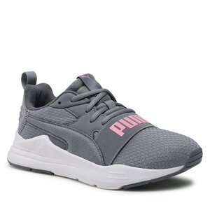 Sneakersy Puma - Puma Wired Run Pure Jr 390847 07 Gray Tile/Lilac Chiffon.