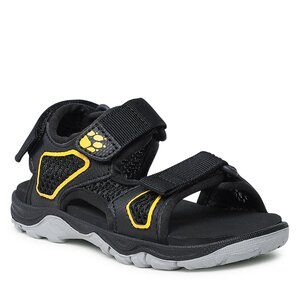 Sandále Jack Wolfskin - Taraco Beach Sandal K 4039531 Black/Burly Yellow.