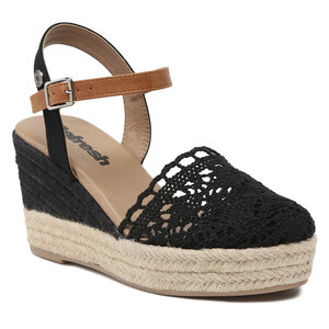 Espadrilky Refresh - 170534 Black.