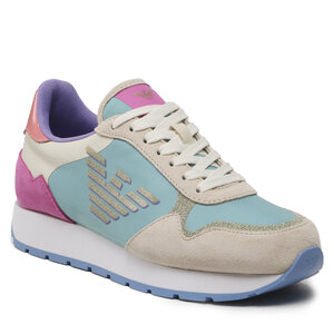 Sneakersy Emporio Armani - X3X179 XN823 S776 Ivory/Multi/Lt.Gold.