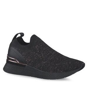 Sneakersy Tamaris - 1-24704-20 Blk Uni/Ro.Go.