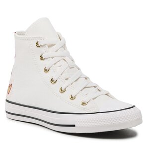 Plátenky Converse - Casti Hi A04950C Vintage White/Back Alley Brick.
