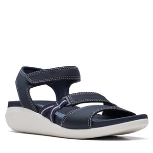 Sandále Clarks - Glide Hi Shore 26169743 Navy.