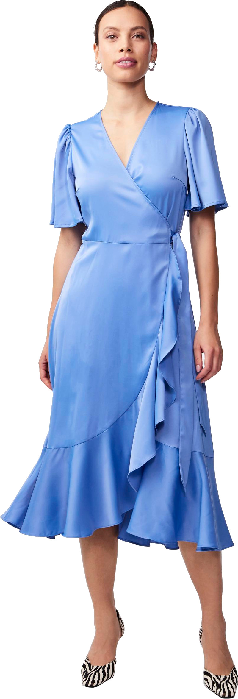 Y.A.S Dámske šaty YASTHEA Standard Fit 26028890 Ashleigh Blue S.