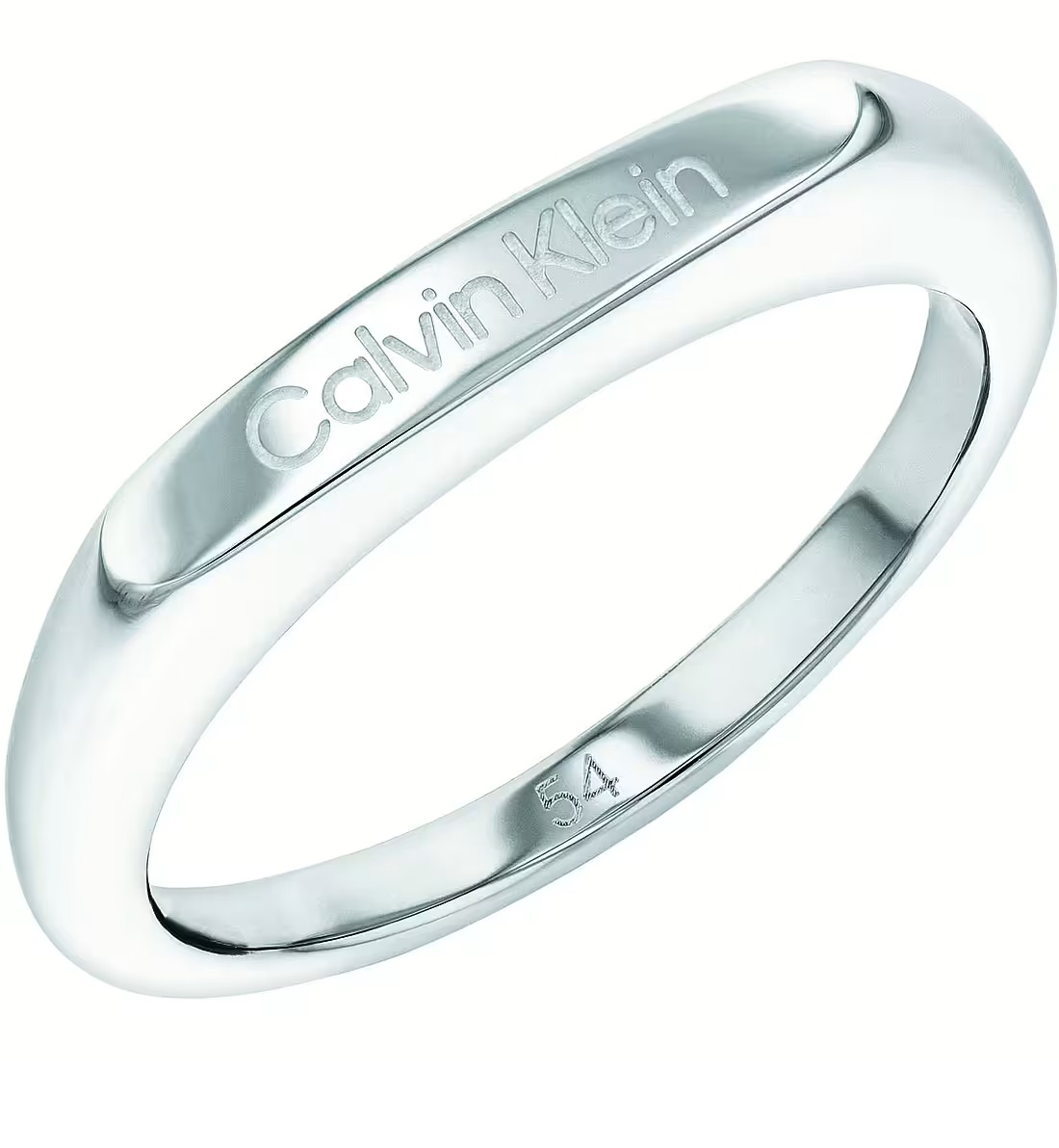 Calvin Klein Štýlový prsteň z ocele Faceted 35000187 52 mm.