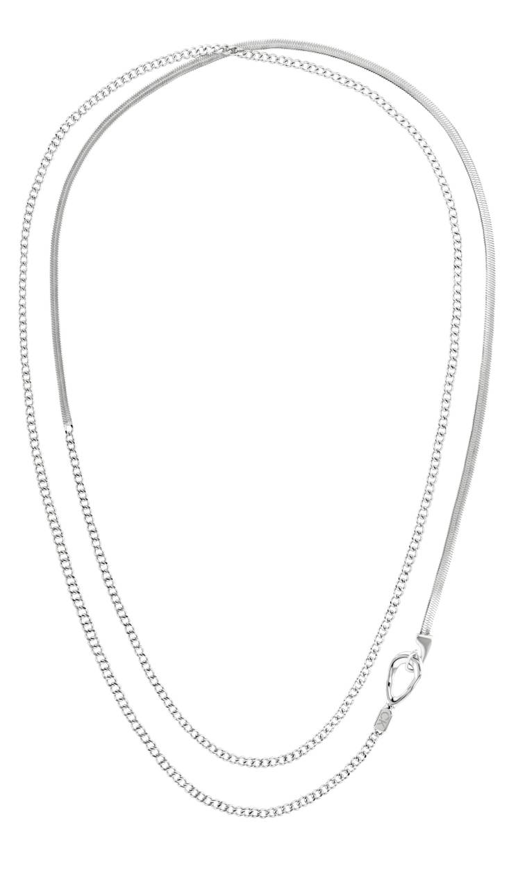 Calvin Klein Dlhý oceľový náhrdelník Flow 35000592.