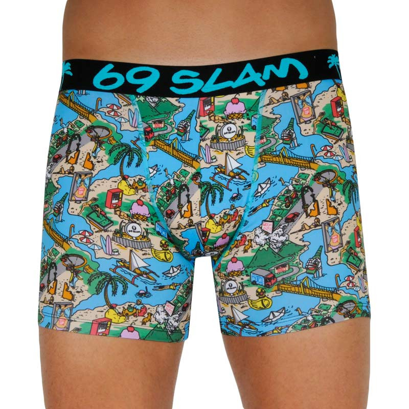 Pánske Boxerky 69SLAM fit bali (MBYBAL-PO) XXL, trenky.
Pánske boxerky 69SLAM fit sú predstaviteľom dlhšieho vyhotovenia strihu.