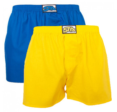 Pomoc Ukrajine - 2PACK pánske trenky Styx L, trenírky.