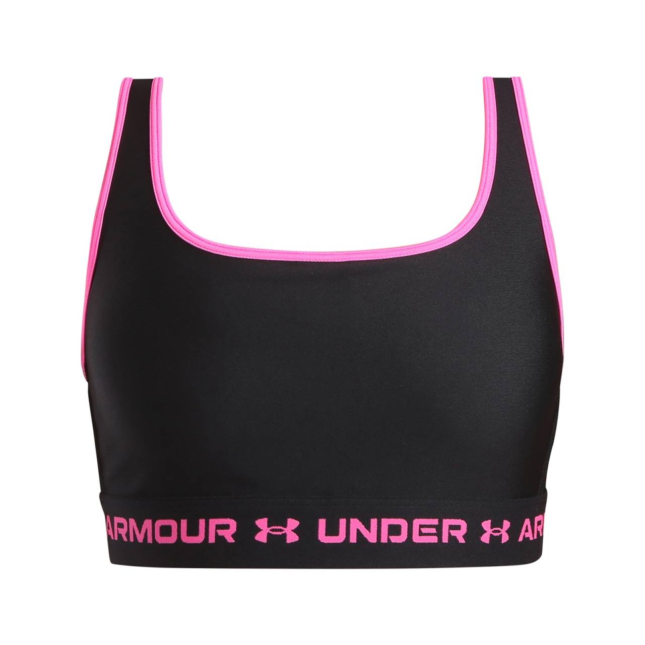 Dámska podprsenka Under Armour čierna (1361034 005) M.
Hľadáte športovú podprsenku, ktorá udrží krok s vaším tempom?
Funkčný materiál, ktorý dýcha spolu s vami
Ľahký a rýchloschnúci materiál s technológiou HeatGear® odvádza pot a udržuje vás v suchu, aj keď tvrdo trénujete.
Športový strih s prekríženými ramienkami
Vďaka elastickému spodnému pásu s minimalistickým logom Under Armour zostane dokonale na svojom mieste.
Prečo si podprsenku Under Armour zamilujete

Rýchloschnúci funkčný materiál, ktorý odvádza pot.
Štýlový športový dizajn s krížovým zadným dielom, bezšvové vyhotovenie bez kostice.
Značková kvalita od spoločnosti Under Armour.

Spodná bielizeň Under Armour, ktorá vás podporí pri akejkoľvek aktivite
Spodná bielizeň Under Armour je navrhnutá tak, aby vám umožnila podať životný výkon - a nezáleží na tom, či sa chystáte na horský výstup alebo náročné pracovné stretnutie.
Ako sa starať o športovú podprsenku Under Armour
Aby vám obľúbená športová podprsenka dlho vydržala v perfektnom stave, odporúčame vám dodržiavať tieto pokyny.

Pranie: Per na 30 ° C, ideálne v ochrannom sáčku a bez aviváže.
Sušenie: Môžeš sušiť v sušičke na nízku teplotu, ale odporúčame sušenie na vzduchu, ktoré predĺži životnosť elastických vlákien.
Žehlenie: Nežehliť – funkčný materiál nie je určený na žehlenie a mohlo by dôjsť k poškodeniu.

Tip: Staňte sa expertom na údržbu spodnej bielizne vďaka radám v našom článku a doprajte svojim obľúbeným kúskom starostlivosť, ktorú si zaslúžia.