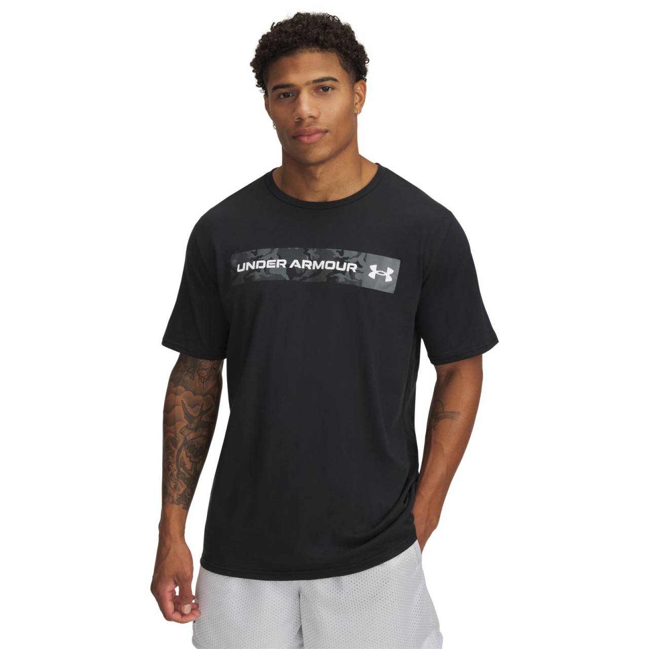 Under Armour Camo Chest Stripe SS S.