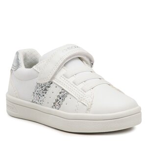 Sneakersy Geox - J Djrock Girl J354ME05411C0007 M White/Silver.