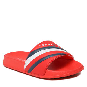 Šľapky Tommy Hilfiger - Maxi Velcro Pool Slide T3B0-32932-1172 M Red 300.