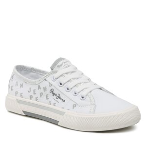Tenisky Pepe Jeans - Brady Shine G PGS30562 White 800.