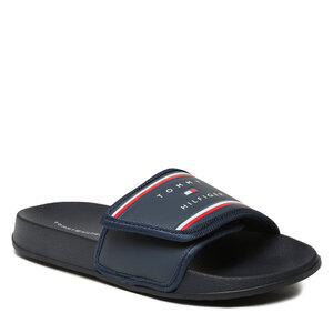 Šľapky Tommy Hilfiger - Maxi Velcro Pool Slide T3B0-32934-1172 S Blue 800.