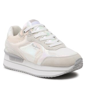 Sneakersy Pepe Jeans - Rusper Pearl PLS31478 White 800.