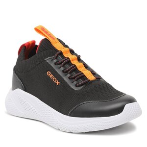 Sneakersy Geox - J Sprintye Boy J25GBA0006KC0038 M Black/Orange.