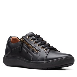 Poltopánky Clarks - Nalle Lace 26171986 Black/Black.