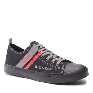 Plátenky Big Star Shoes - LL174008 Black.