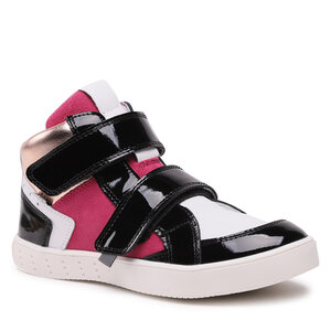 Sneakersy Bartek - 27414-023 Biały/Czarny/Cyklamen.