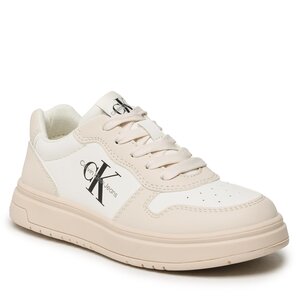 Sneakersy Calvin Klein Jeans - Low Cut Lace-Up Sneaker V3X9-80552-1355 M Beige/Milk A360.