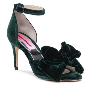 Sandále Custommade - Marita Velvet 998620031 Posy Green 336.