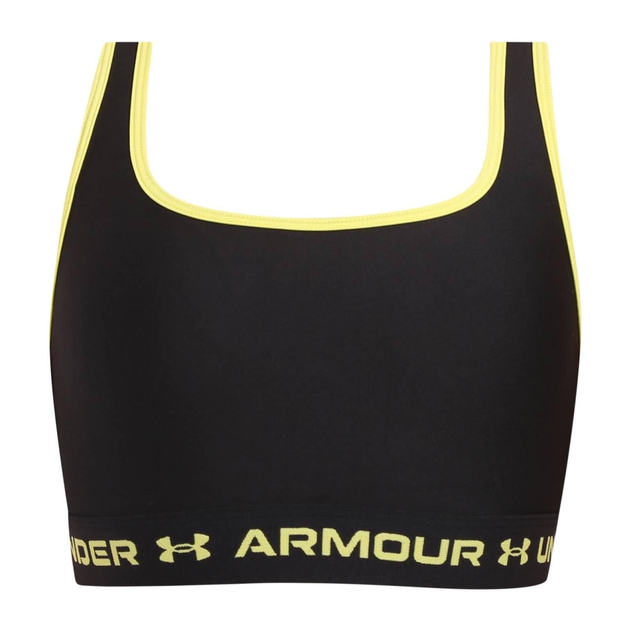 Dámska podprsenka Under Armour čierna (1361034 003) XXL.
Hľadáte športovú podprsenku, ktorá udrží krok s vaším tempom?
Funkčný materiál, ktorý dýcha spolu s vami
Ľahký a rýchloschnúci materiál s technológiou HeatGear® odvádza pot a udržuje vás v suchu, aj keď tvrdo trénujete.
Športový strih s prekríženými ramienkami
Vďaka elastickému spodnému pásu s minimalistickým logom Under Armour zostane dokonale na svojom mieste.
Prečo si podprsenku Under Armour zamilujete

Rýchloschnúci funkčný materiál, ktorý odvádza pot.
Štýlový športový dizajn s krížovým zadným dielom, bezšvové vyhotovenie bez kostice.
Značková kvalita od spoločnosti Under Armour.

Spodná bielizeň Under Armour, ktorá vás podporí pri akejkoľvek aktivite
Spodná bielizeň Under Armour je navrhnutá tak, aby vám umožnila podať životný výkon - a nezáleží na tom, či sa chystáte na horský výstup alebo náročné pracovné stretnutie.
Ako sa starať o športovú podprsenku Under Armour
Aby vám obľúbená športová podprsenka dlho vydržala v perfektnom stave, odporúčame vám dodržiavať tieto pokyny.

Pranie: Per na 30 ° C, ideálne v ochrannom sáčku a bez aviváže.
Sušenie: Môžeš sušiť v sušičke na nízku teplotu, ale odporúčame sušenie na vzduchu, ktoré predĺži životnosť elastických vlákien.
Žehlenie: Nežehliť – funkčný materiál nie je určený na žehlenie a mohlo by dôjsť k poškodeniu.

Tip: Staňte sa expertom na údržbu spodnej bielizne vďaka radám v našom článku a doprajte svojim obľúbeným kúskom starostlivosť, ktorú si zaslúžia.