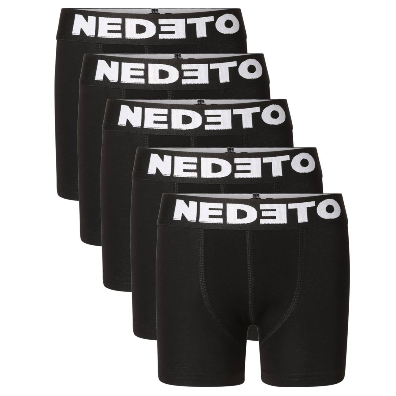 5PACK detské boxerky Nedeto čierné (5NBDC1) 9-11 let, trenky.
Detské boxerky od značky Nedeto, našej vlastnej značky, spájajú maximálny komfort, nadčasový vzhľad a spoľahlivú kvalitu.
Overený materiál pre každodenné pohodlie
Tieto boxerky sú vyrobené z osvedčenej zmesi bavlny a elastanu, vďaka čomu sú mäkké, priedušné a zároveň pružné.
Strih, ktorý sedí a neobmedzuje
Boxerky majú priliehavý strih s dlhšou nohavičkou, ktorá sa nevyhŕňa a zabezpečí pohodlie aj pri väčšom pohybe.
Kedy sa ti tieto boxerky budú hodiť najviac?
Detské boxerky Nedeto sú perfektné na:


každodenné nosenie do školy alebo škôlky,


športové aktivity (napr.


domáce pohodlie aj voľný čas vonku,


cesty, výlety a prespávačky u kamarátov.


Ako sa starať o detské boxerky Nedeto:

Pranie: Per boxerky naruby pri maximálnej teplote 30 °C.
Sušenie: Nesuš boxerky v sušičke.
Žehlenie: Žehlenie spravidla nie je potrebné.