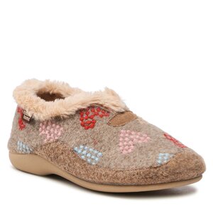 Papuče Manitu - 340014-08 Beige.