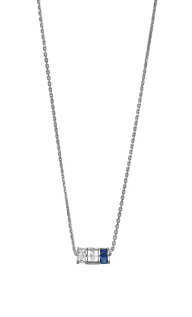 Emporio Armani Nadčasový strieborný náhrdelník so zirkónmi EG3578040.