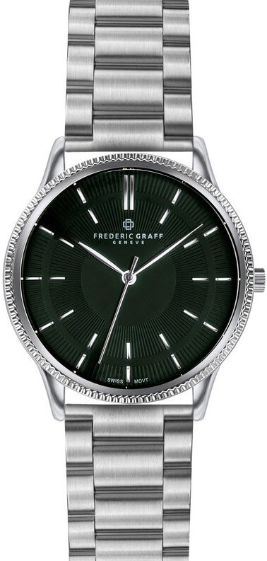 Frederic Graff Broad Peak Silver Double Buckle Watch FBX-4220.